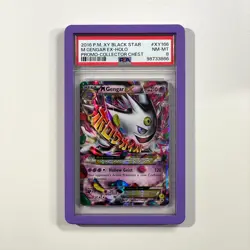 2016 POKEMON XY BLACK STAR PROMO COLLECTOR CHEST #XY166 M GENGAR EX PSA 8 - Image 1