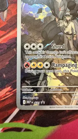 N’s Zekrom 031 Pokemon Center Exclusive Stamped Ascended Heroes ETB Promo MEP - Image 4