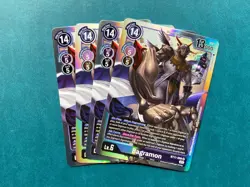 Bagramon BT11-088 Playset Dimensional Phase Digimon Card Game x4 - Image 1