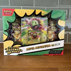 Pokemon TCG: Mega Evolution Ascended Heroes - Mega Meganium ex Box SEALED - Image 1