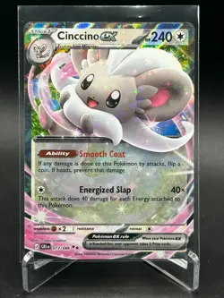 Pokemon TCG Cinccino ex 73/86 Double Rare Chaos Rising NM - Image 1