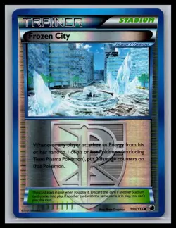 Frozen City (Team Plasma) Uncommon Plasma Freeze 100/116 NM Pokemon - Image 1