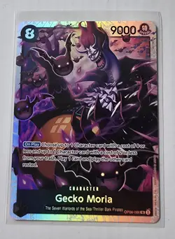 Gecko Moria SR Foil Wings of the Captain One Piece OP06-086 English - Image 1