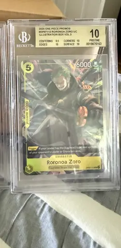 Roronoa Zoro (Illustration Box Vol.3) OP07-113 One Piece Promo BGS 10 - Image 1