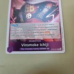 One Piece Vinsmoke Ichiji (061) (OP06-061/239) OP06 Wings of the Captain NM FOIL - Image 4