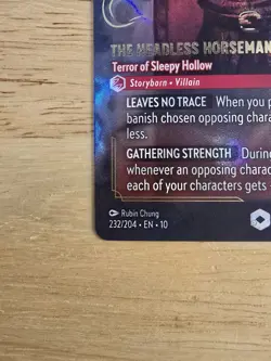 Disney Lorcana The Headless Horseman - Terror of Sleepy Hollow Foil EN - Image 3