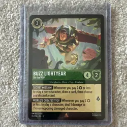 Disney Lorcana Buzz Lightyear On the Way 85/204 Rare Foil Emerald EN - Image 1