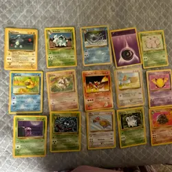 Wizards of the Coast Pokemon TCG 50 Card Lot Base Set Unlimited EN group 3 - Image 3