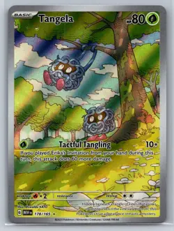 SV2a: Pokemon Card 151 #178/165 Tangela Japanese,Holo - Image 1
