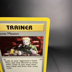 Secret Mission 118/132 1st Edition Gym Heroes Vintage Pokemon Card LP 1999 WOTC - Image 3