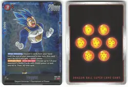 Vegeta FB03-020 SR Dragon Ball Super Card - Image 1