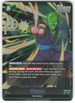 Piccolo FB03-070 SR Dragon Ball Super Card - Image 2