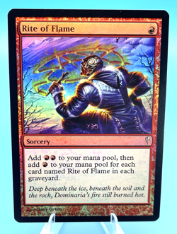 MTG FOIL Rite of Flame Coldsnap Magic the Gathering - Image 1