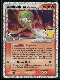 Gardevoir ex 93/101 Celebrations: Classic Collection Pokemon Holo NM - Image 1