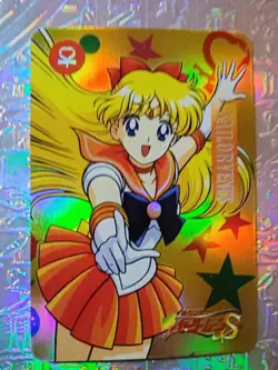 Card Goddess Anime Sailor Moon Mercury Mars Jupiter Venus Sexy Holo Oil - Image 1