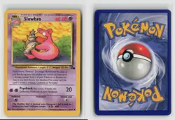 Slowbro #43/62 Fossil Uncommon Pokemon TCG LP - Image 3