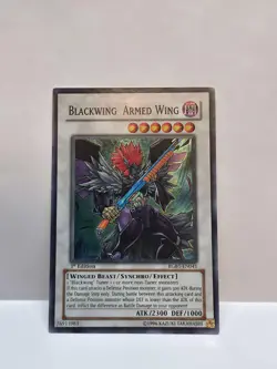 Yu-Gi-Oh! - Blackwing Armed Wing (RGBT-EN041) - Super Rare 1st Ed. - LP/MP - Image 1