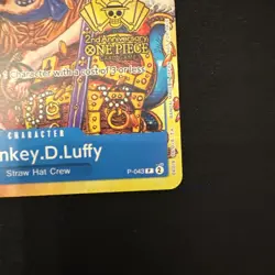 One Piece Monkey.D.Luffy (2nd Anniversary Stamped Promo) P-043 - Image 4