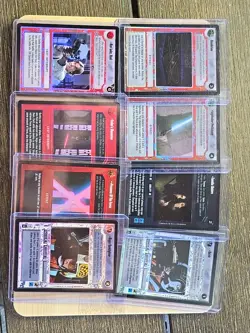 Star Wars CCG Limited BB unplayed Foil 8 Card Lot Of Reflections Premiere - Image 1