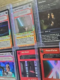Star Wars CCG Limited BB unplayed Foil 8 Card Lot Of Reflections Premiere - Image 2