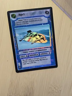 Star Wars CCG Hoth L/S Limited BB unplayed Card Rogue 3 Foil Reflections - Image 2