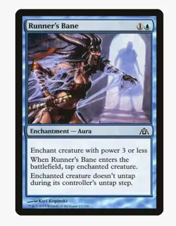MTG Runner's Bane #17 Dragon's Maze (DGM) Magic Card With Protective Sleeve - Image 1