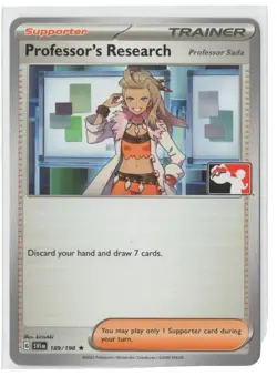 Professor's Research 189/198 Play Stamped Promo Pokemon Card NM - Image 1