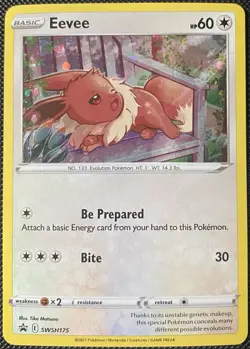 Eevee SWSH175 SWSH: Sword & Shield Promo Cards Holo - Pokemon Card - Image 1