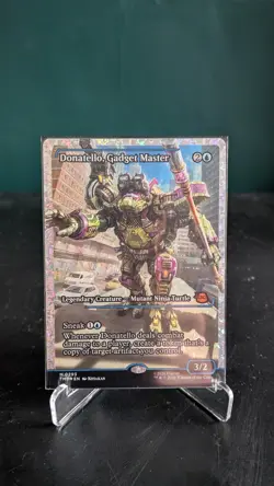 Donatello Gadget Master Showcase Fracture Foil Mtg - Image 2