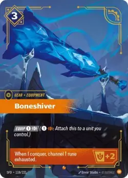 Boneshiver Riftbound [Spiritforged] #118 Foil Near Mint - Image 1
