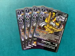 Tuwarmon BT11-082 Playset Dimensional Phase Digimon Card Game x4 - Image 1