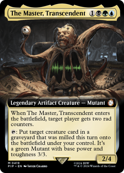 The Master, Transcendent | Foil | Fallout 419 | Near Mint - Image 1