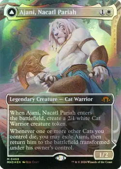Ajani, Nacatl Pariah // Ajani, Nacatl Avenger | Textured | Modern Horizons 3 468 - Image 1