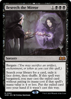 Beseech the Mirror | Wilds of Eldraine Promos 82p | Near Mint - Image 1