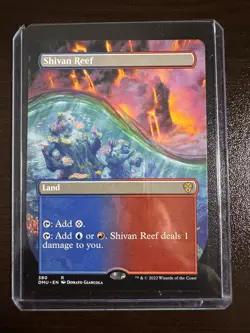 Shivan Reef (Borderless) Dominaria United Foil - Image 1