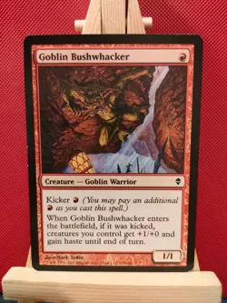 Goblin Bushwhacker - Zendikar - Common - NM/LP - MTG - Image 1