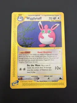 Pokemon Card - Wigglytuff - Rare - Skyridge 34/144 - Image 1