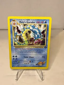 Pokemon TCG Misty's Gyarados Holo Rare Gym Challenge 13/132 - LP - Image 1