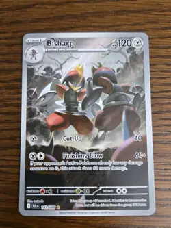 Pokemon TCG Bisharp 143/086 Black Bolt Holo - Image 1