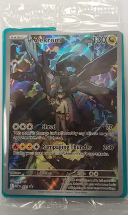 Pokemon TCG Ascended Heroes ETB N’s Zekrom 031 Black Star Promo SEALED NM - Image 1