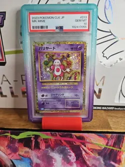 PSA10 Mr.Mime #013 Holo 2023 Pokemon Japanese Classic Collection CLK ハリヤート - Image 1