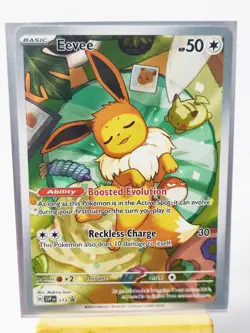 2025 NINTENDO POKEMON TCG - PRISMATIC EVOLUTIONS - SVP EN 173 PROMO EEVEE - MINT - Image 1