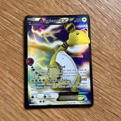 87/98 Ampharos EX 87 Full Art XY Ancient Origins Holo Pokemon Card LP - Image 1