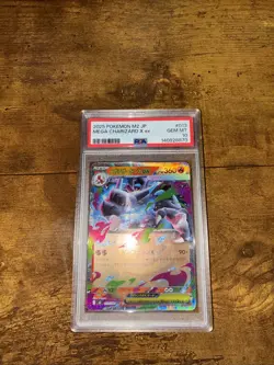 Pokemon 2025 Japanese Inferno X Mega Charizard X #13 PSA 10 Gem Mint - Image 1