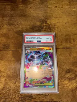 Pokemon 2025 Japanese Inferno X Mega Charizard X #13 PSA 10 Gem Mint - Image 2