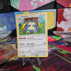 2019 Pokemon Sun & Moon Unbroken Bonds Snorlax 158/214 Holo Rare NM/LP - Image 1