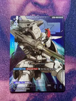 Gundam Card Game Tallgeese ST02-006 LR+ English Alt Art - Image 1