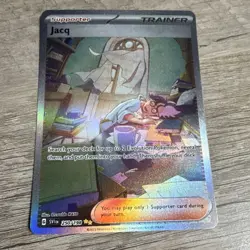 Pokemon Jacq Special Illustration Rare Full Art Holo SV01 250/198 - Image 1