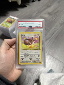 Pokemon 1999 Jungle Eevee #51 PSA 9 - Image 1