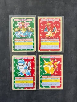 Pokemon Topsun 1997 - complete 150/150 GREEN set - EXC/VG cond. - Charizard - Image 4